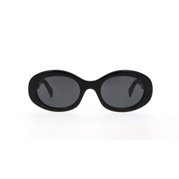 CELINE Triomphe 01 CL40194U 05A Sunglasses Black Womens Size OS - Picture 1 of 13